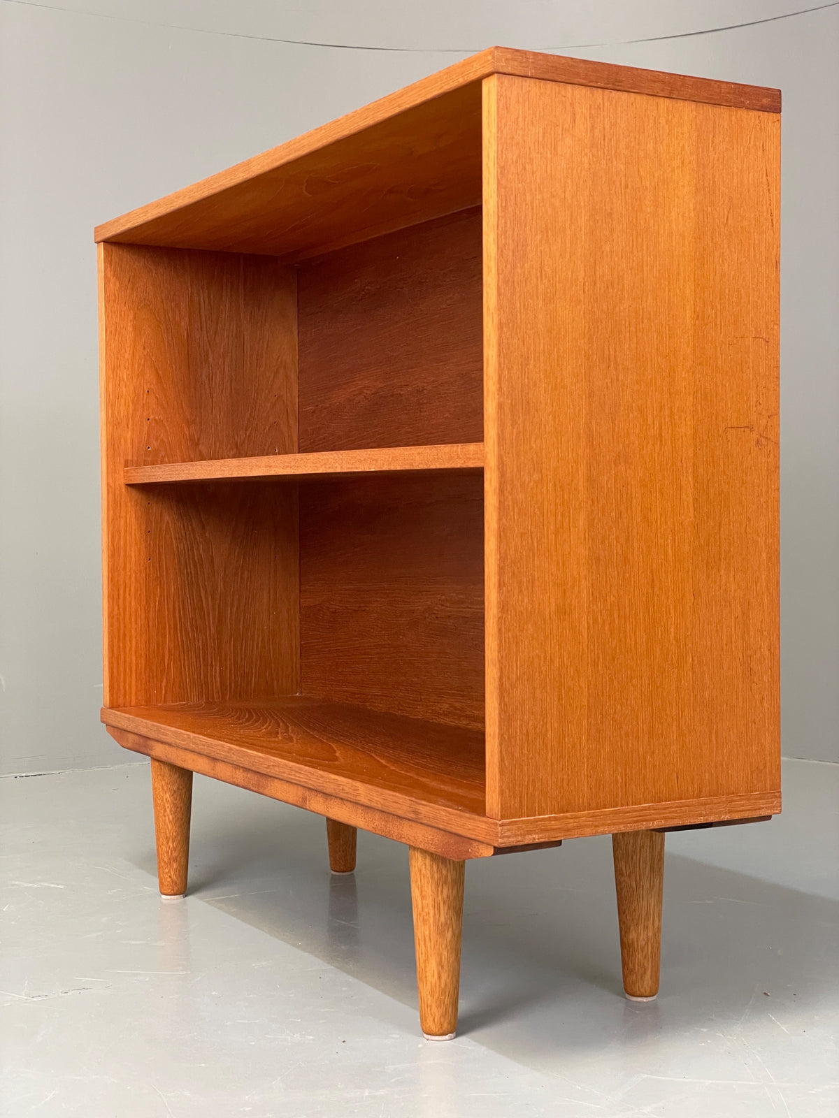 Vintage Tapley Teak Bookcase 1970s Adjustable Shelving Retro Compact EB13148