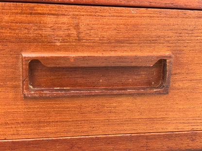 Vintage Danish Teak Highboard 1960s By Westergaard Møbelfabrik Drawers EB12368