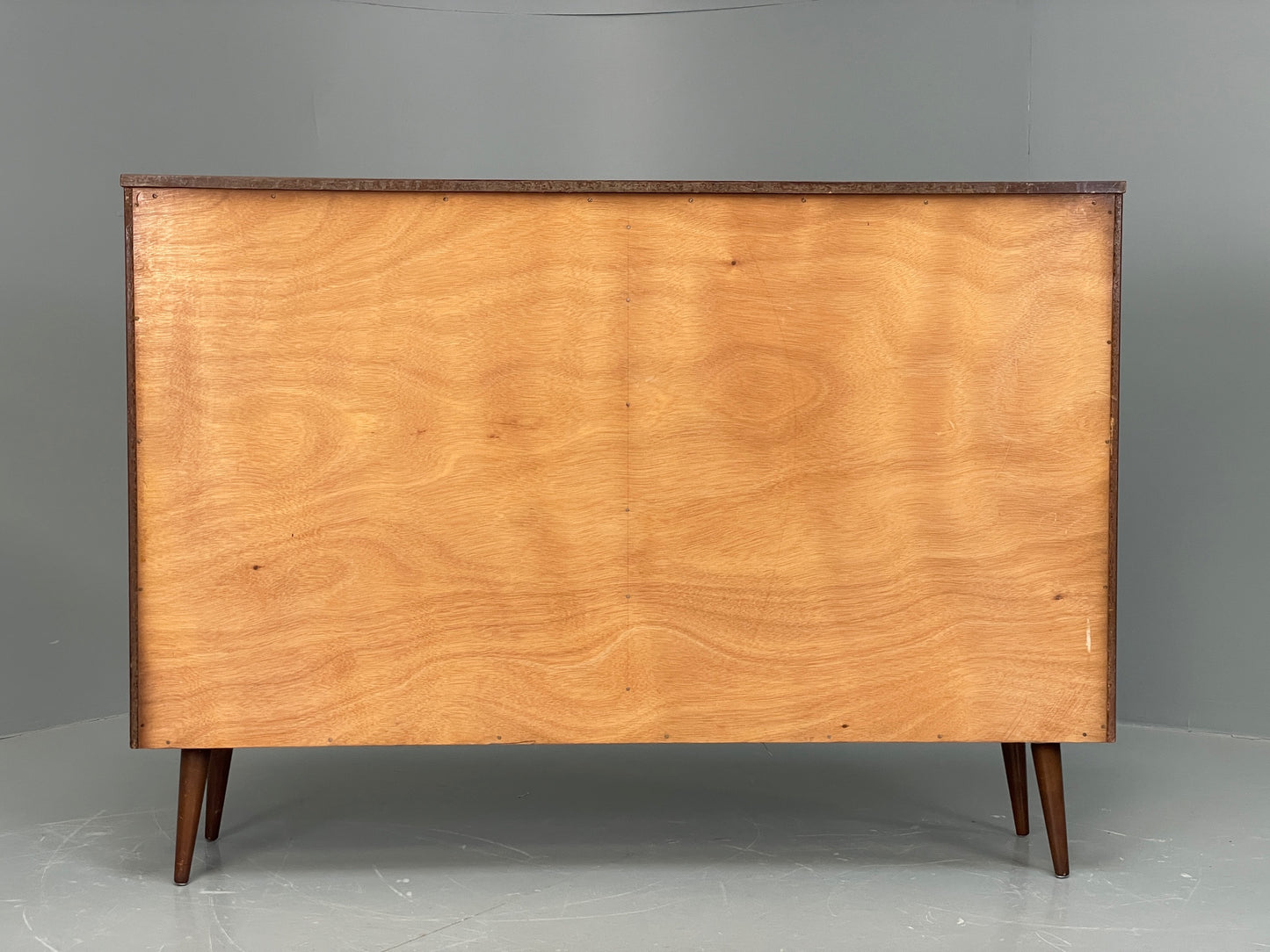 Vintage 1960s Glazed Bookcase Walnut Mid Century Retro Adjustable EB12220