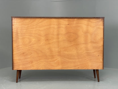 Vintage 1960s Glazed Bookcase Walnut Mid Century Retro Adjustable EB12220