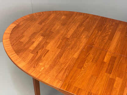 Vintage Teak Dining Table Oval Extending Mid Century Retro W Lawrence EB12953
