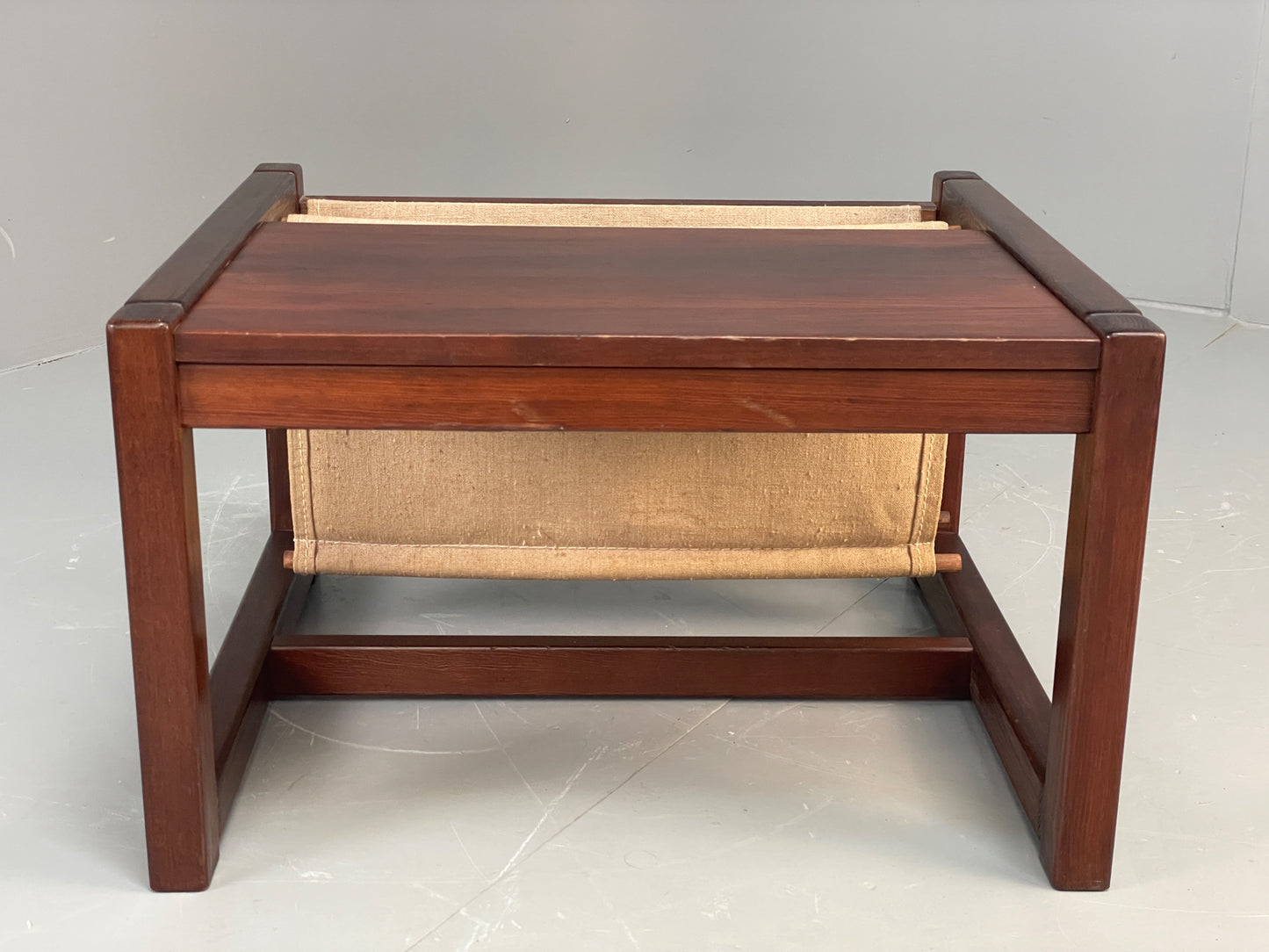 Vintage Ikea Safari Coffee Table By Karin Mobring 1970s Pine Linen EB12218