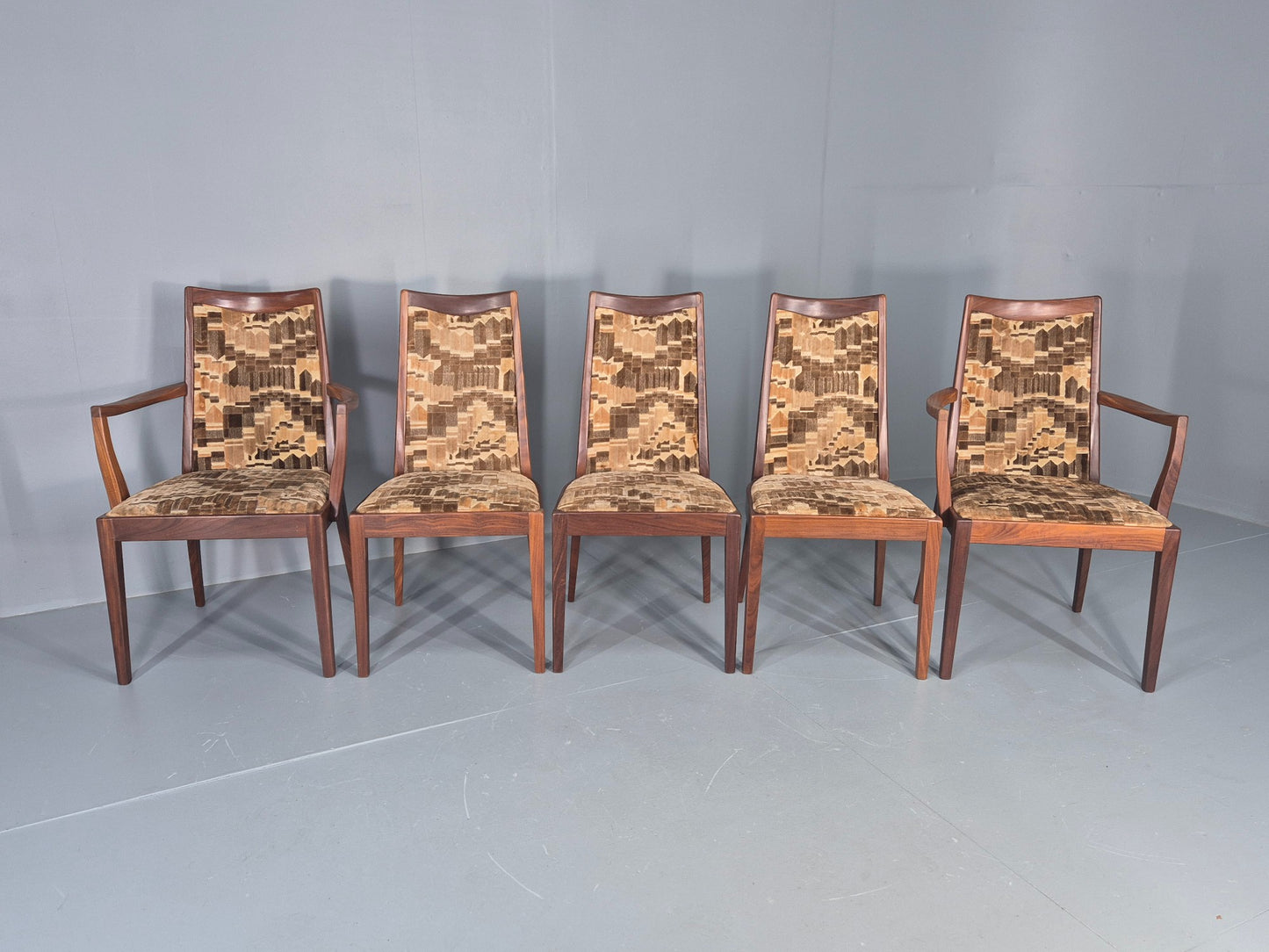 5 Vintage G plan Dining Chairs 1970s Fresco Original Upholstery Retro  EB12182