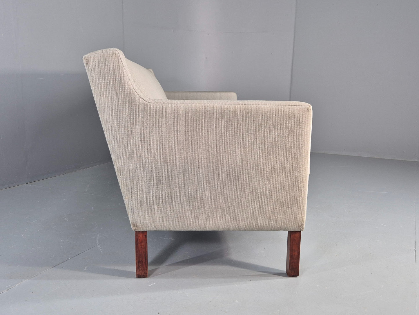 Vintage Danish 3 Seat Sofa 60s Mid Century Mogensen Style Original Retro EB12375