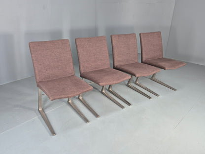 4 Vintage BoConcept Dining Chairs Mariposa Cast Alloy Frame EB12908 MDIN