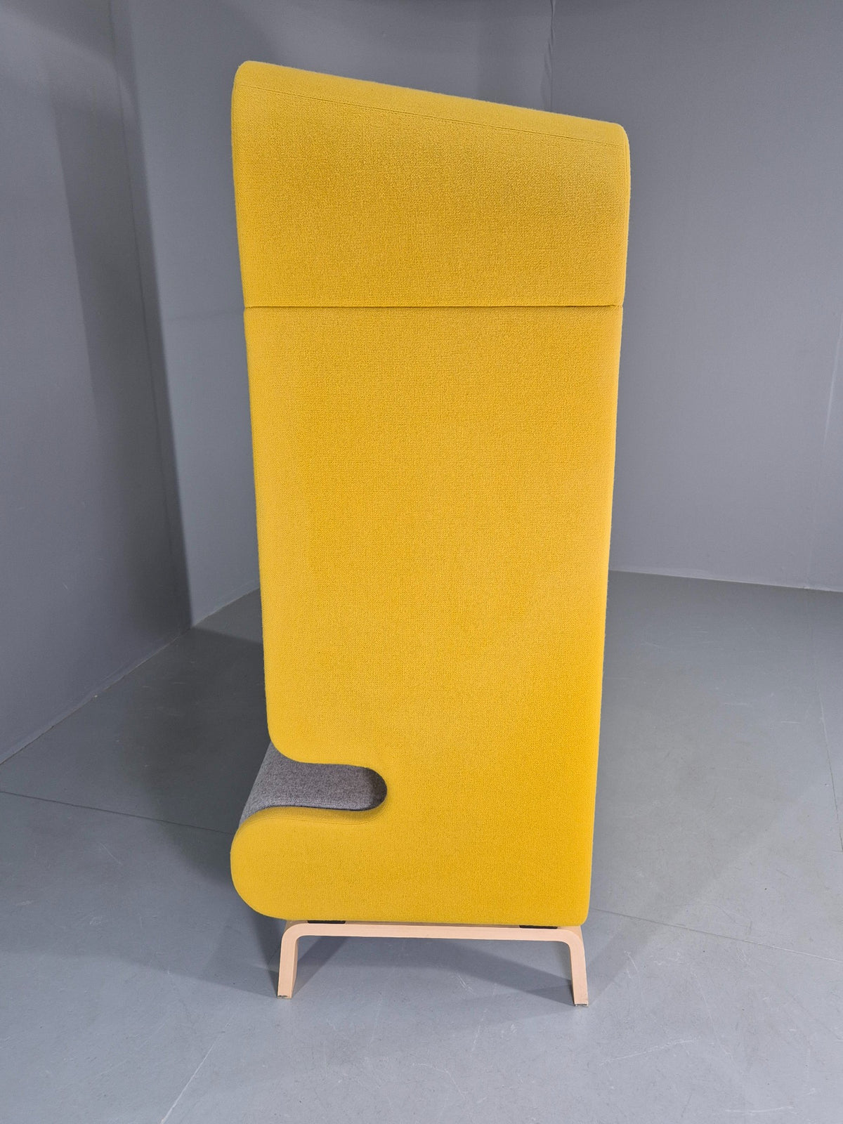 Vintage Materia Point Pod Sofa Swedish Yellow Bentwood Modern Design EB12868