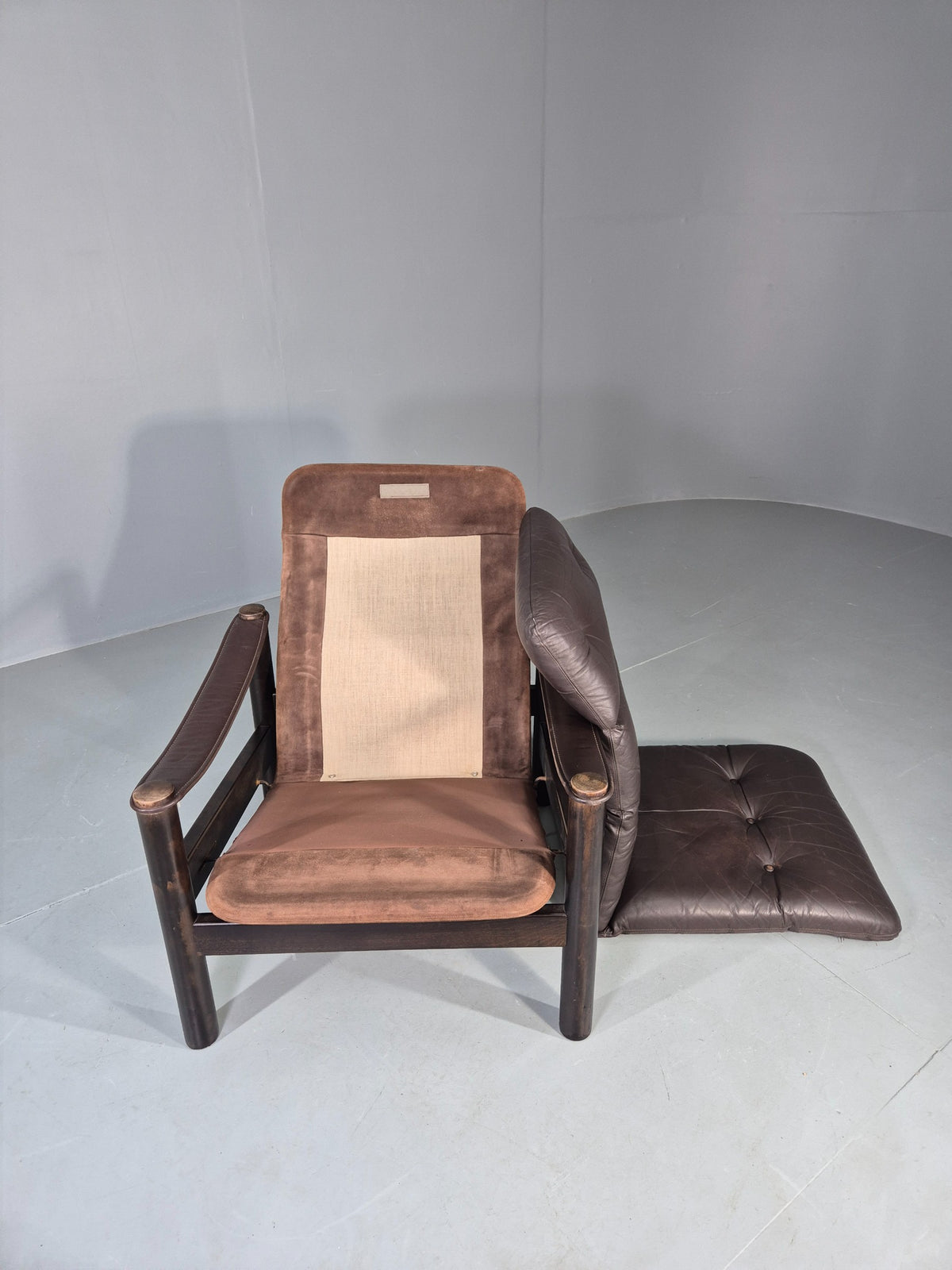 Vintage Danish Design Lounge Chair Gehl and Nissen for Jeki 1970s Retro EB13136
