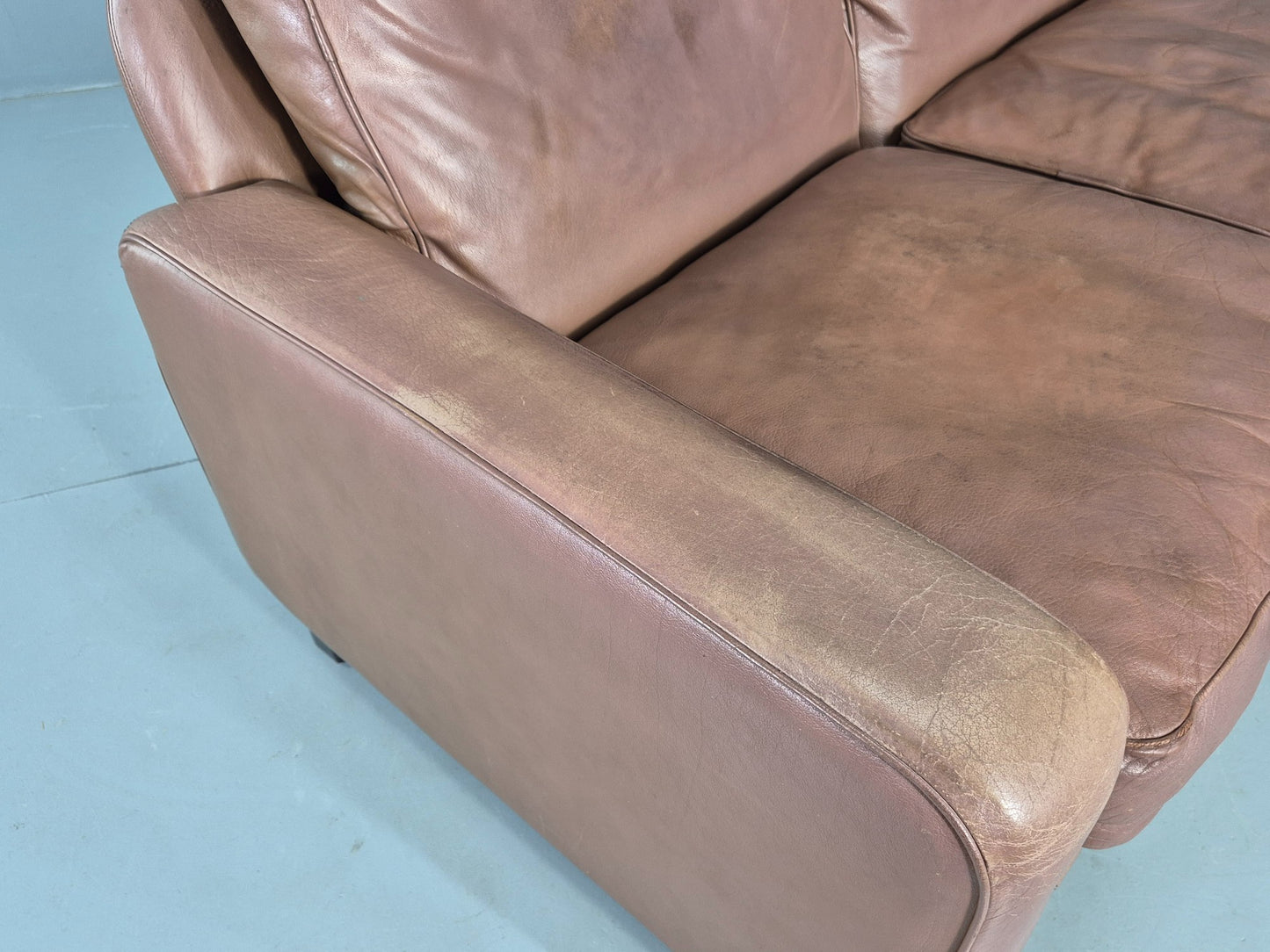 Vintage 3 Seater Sofa 1970s Thams Danish Retro MCM Quality EB12438