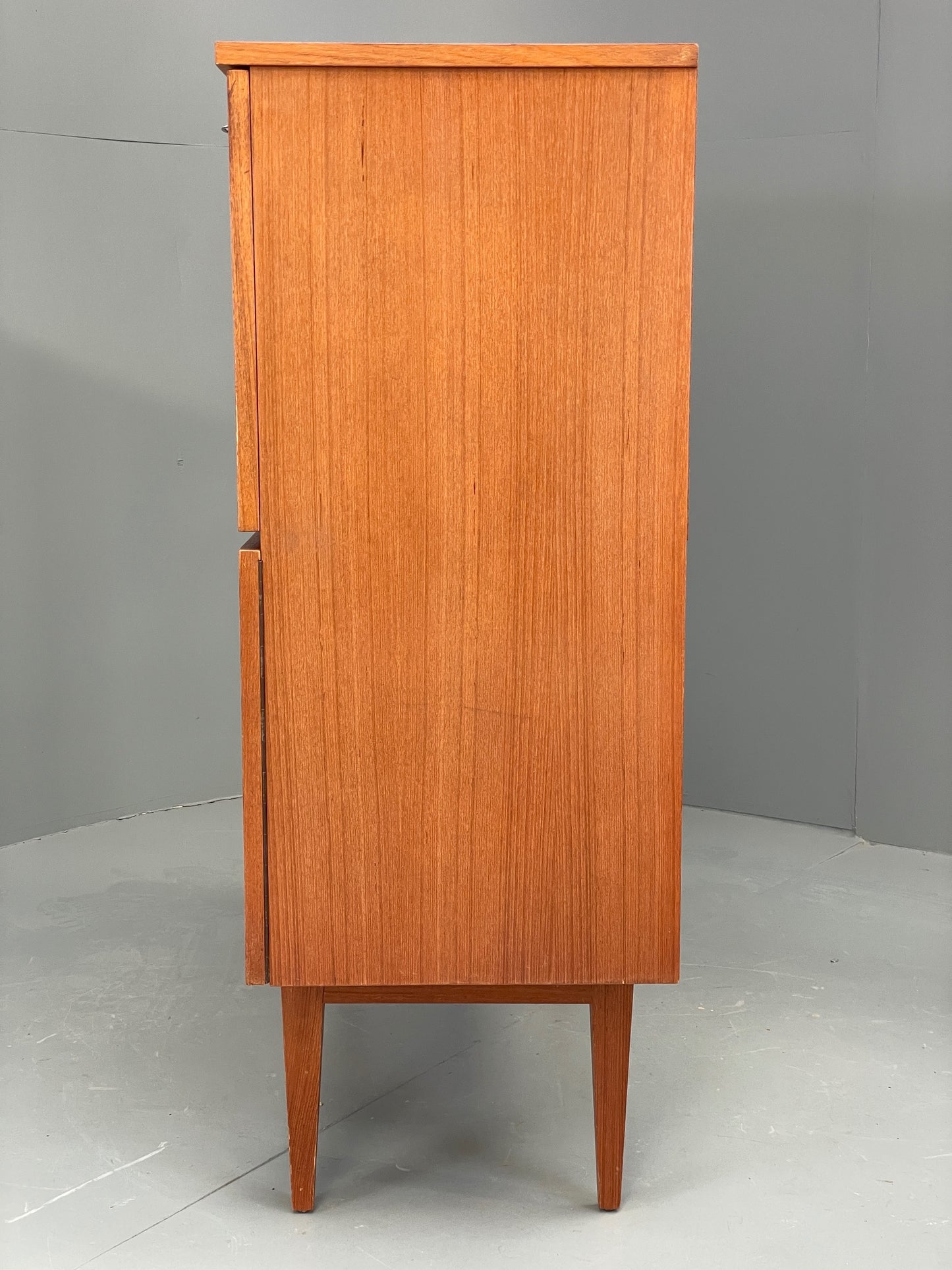 Vintage 1960s Teak Cabinet Sideboard Storage Shelving Drawers EB12294