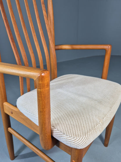 Vintage Benny Linden Carver Chair Teak Frame 1970s Retro MCM Original EB13060