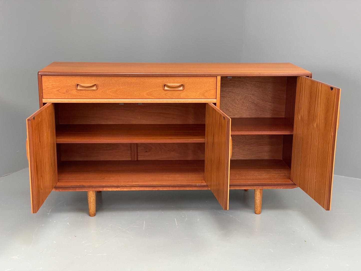 Vintage G Plan Sideboard Teak Fresco Range 1970s Retro Shelving EB11875
