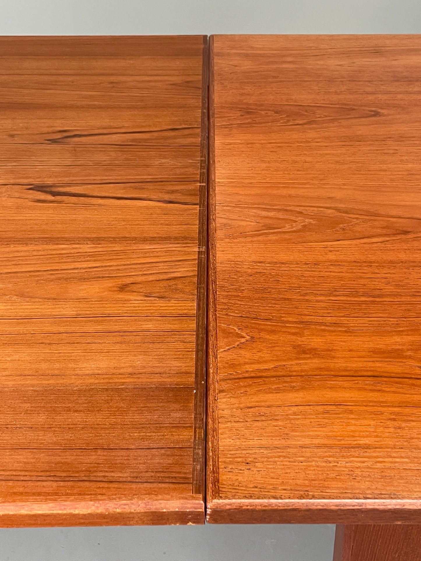 Vintage Teak Dining Table 1960s Danish Extending Draw Leaf EB12340