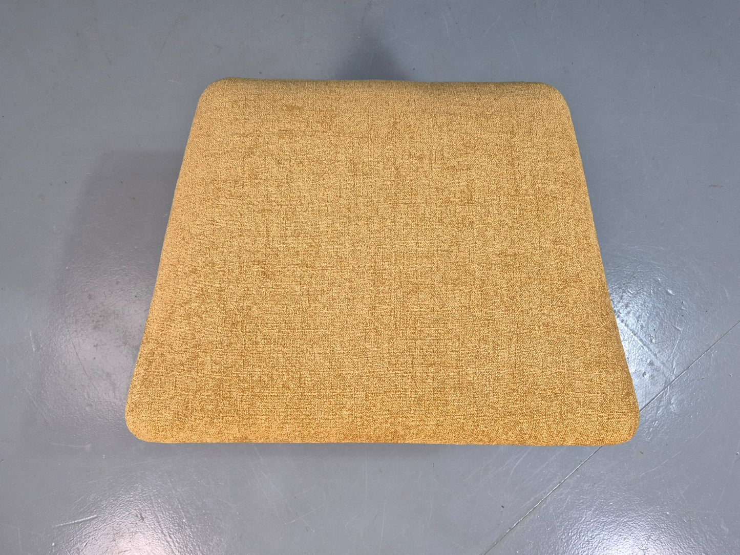 Vintage Mid Century Footstool Teak Guy Rogers 1960s Retro Gold EB07909