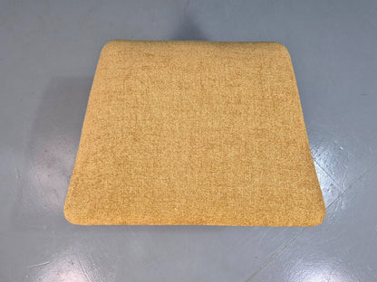 Vintage Mid Century Footstool Teak Guy Rogers 1960s Retro Gold EB07909