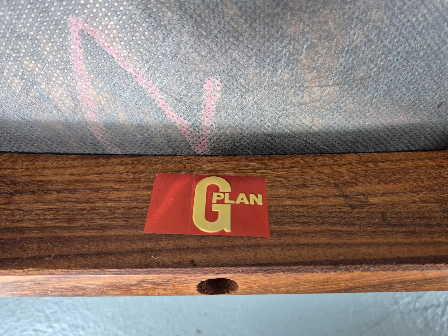 4 Vintage G plan Dining Chairs  Ladder Back Original Seats Teak 1970s EB12174