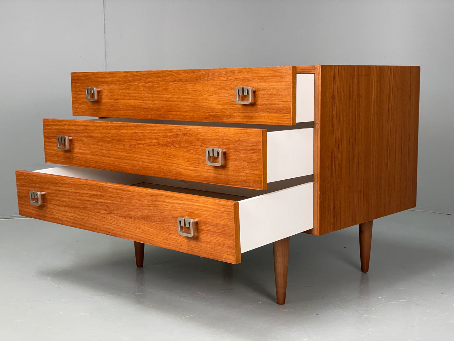Vintage Chest Of Drawers Teak Danish 1970s Retro Mid Century EB12348
