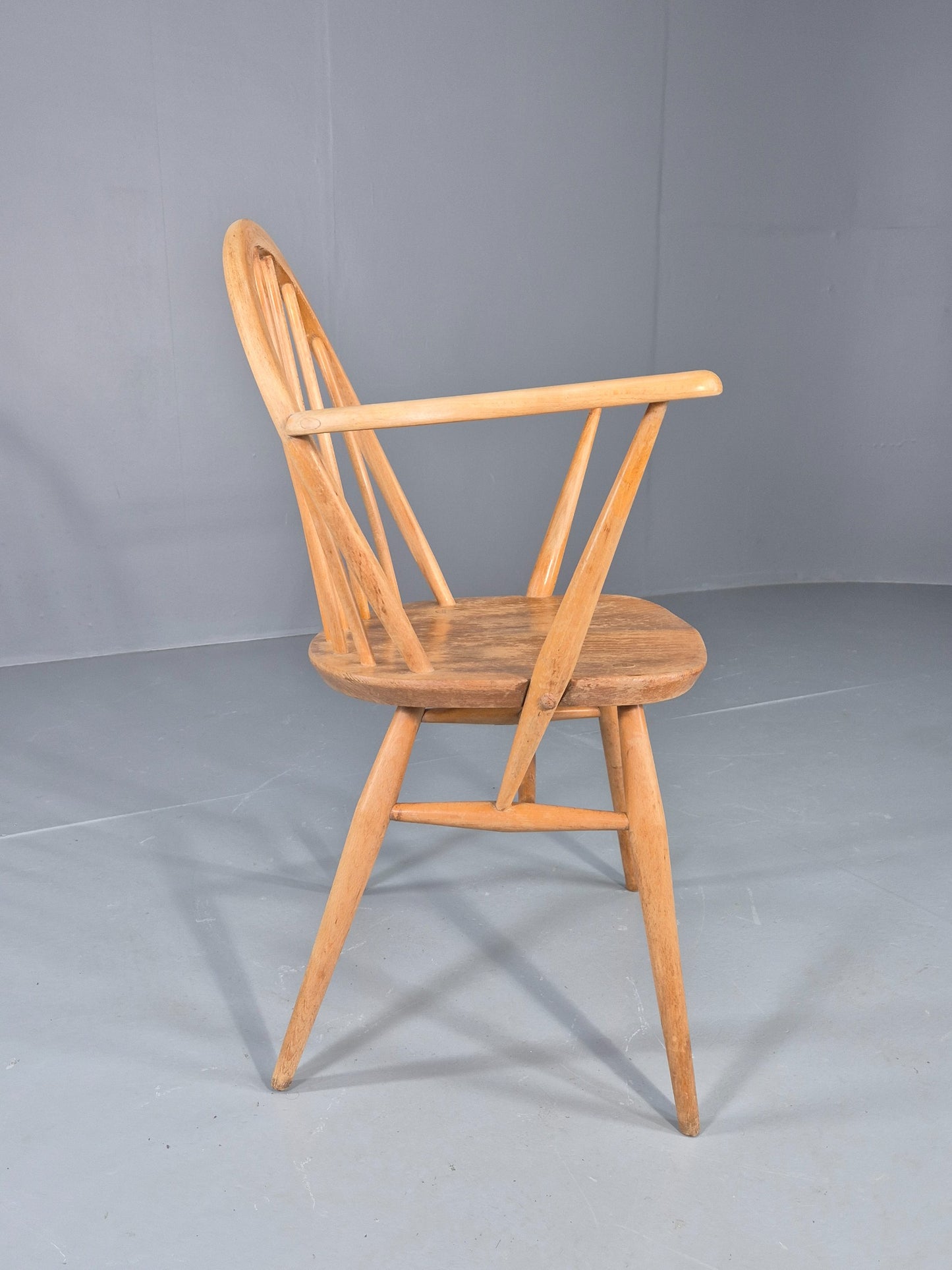 Vintage Ercol Windsor Carver Low Back 1960s Original EB12305