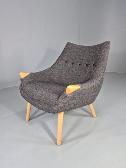 Vintage Mama Bear Matzform Lounge Chair Grey Beech Danish Modern Design EB12314