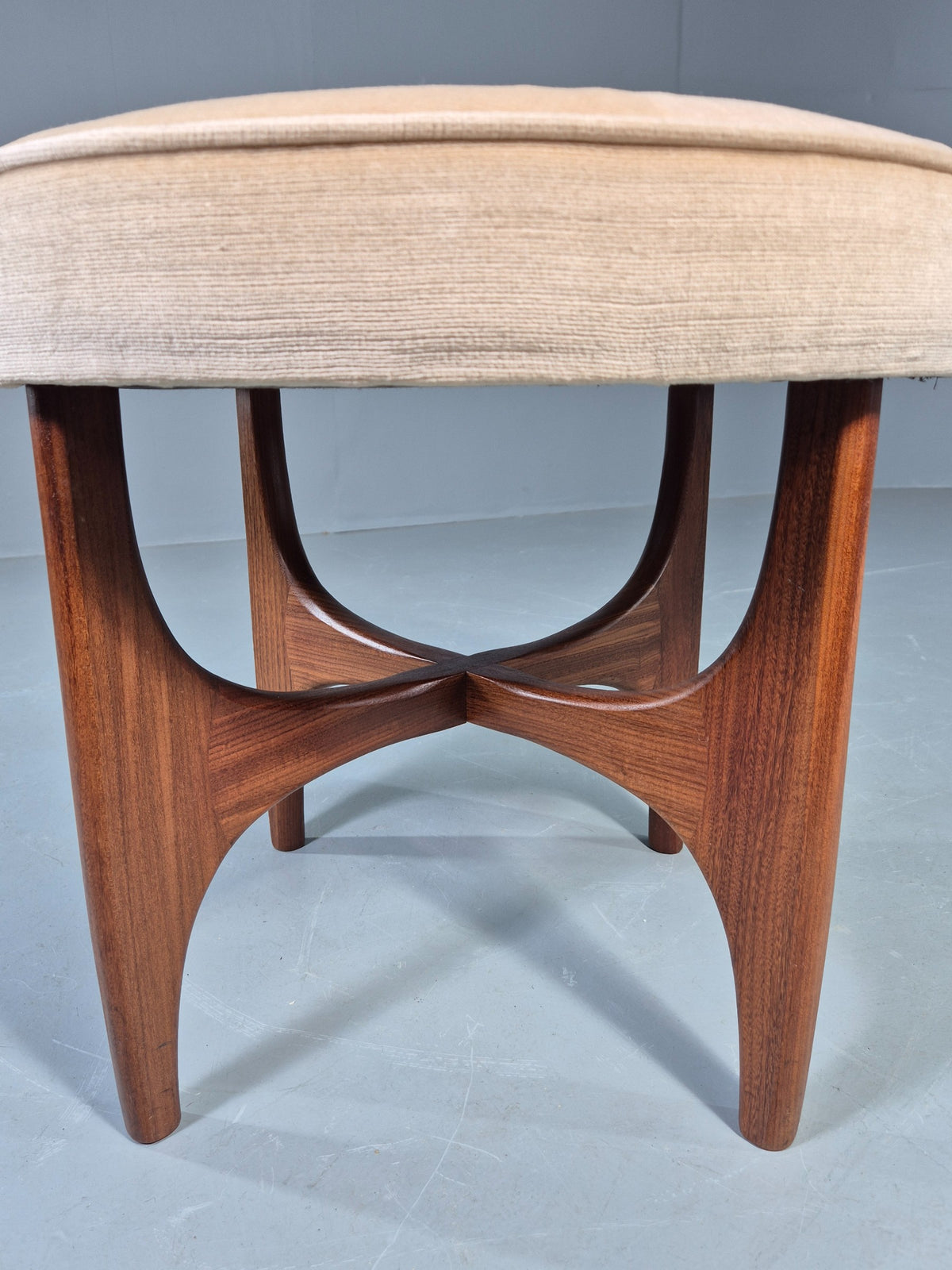 Vintage G Plan Circular Stool Fresco Range 1970s Teak Frame MCM Retro EB13067