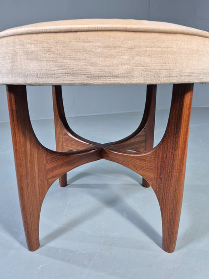 Vintage G Plan Circular Stool Fresco Range 1970s Teak Frame MCM Retro EB13067