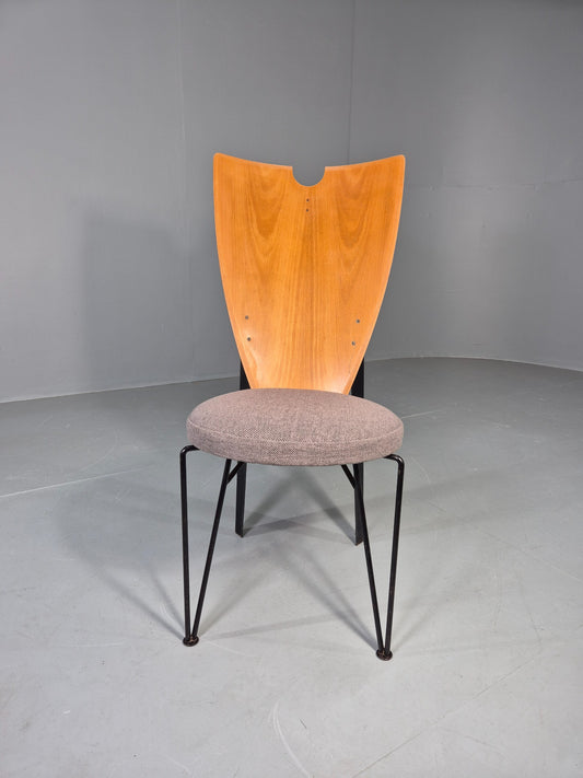 Vintage 1980s Post Modern Chair Finnish Design Jouka Jarvisalo for Inno EB13029