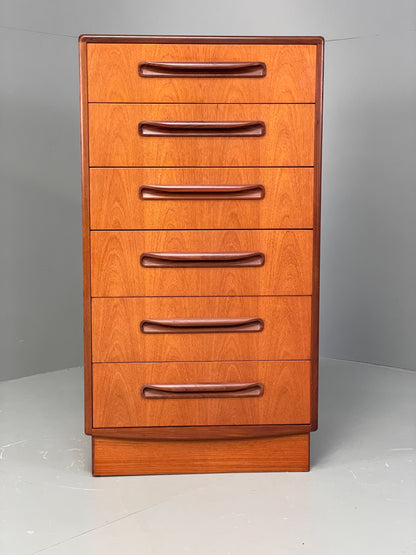 Vintage G Plan Drawers Teak Chest Of Drawers 1960s Fresco Range Retro EB12937