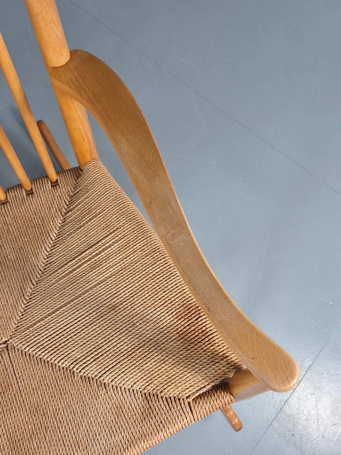 Vintage Wegner Rocking Chair J16 Model for Fredericia c1944 MCM Retro EB12231