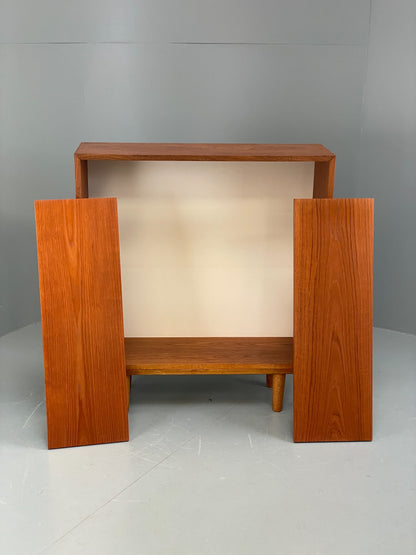Vintage 1960s Teak Bookcase Retro Shelving Adjustable Mid Century EB11974