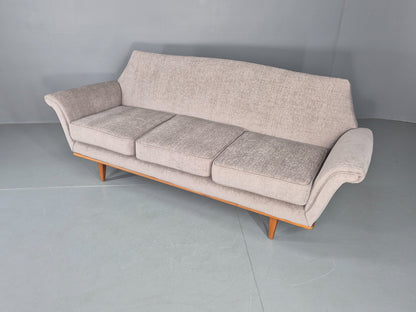 Mid Century 3 Seater Sofa 1950s Swedish New Upholstery Retro EB11129