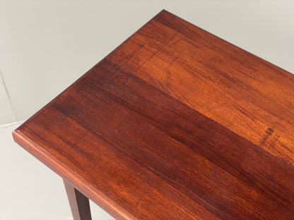 Vintage Mahogany Side Table 1950s Mid Century Rectangular EB12222