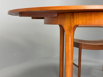Vintage McIntosh Dining Table & 4 Chairs Teak Mid Century Retro Extending 12814