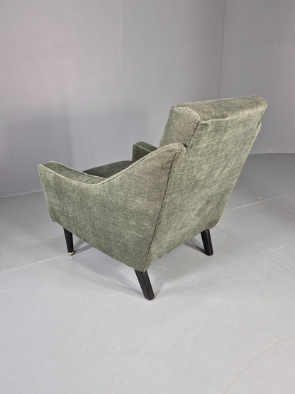 Vintage 1960s Mid Century Lounge Chair New Upholstery Retro Quality EB7919