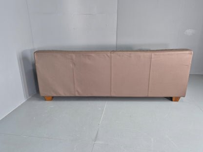 Vintage 2.5 Seater Sofa Taupe Leather Modern Design De Sede Style EB12477