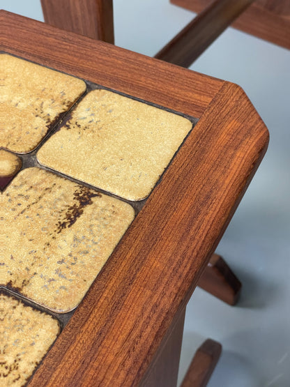 Vintage G Plan Nesting Tables Teak Tile Top Mid Century 1960s Set Of 3 EB12886