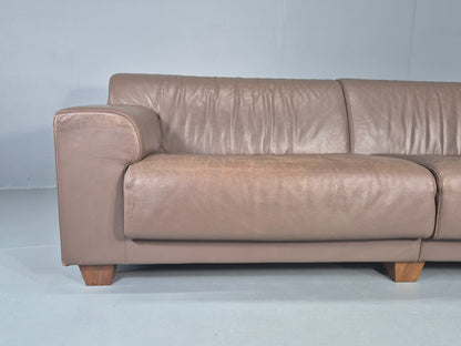 Vintage 3 seater sofa Leather Upholstery Modern Design EB12478