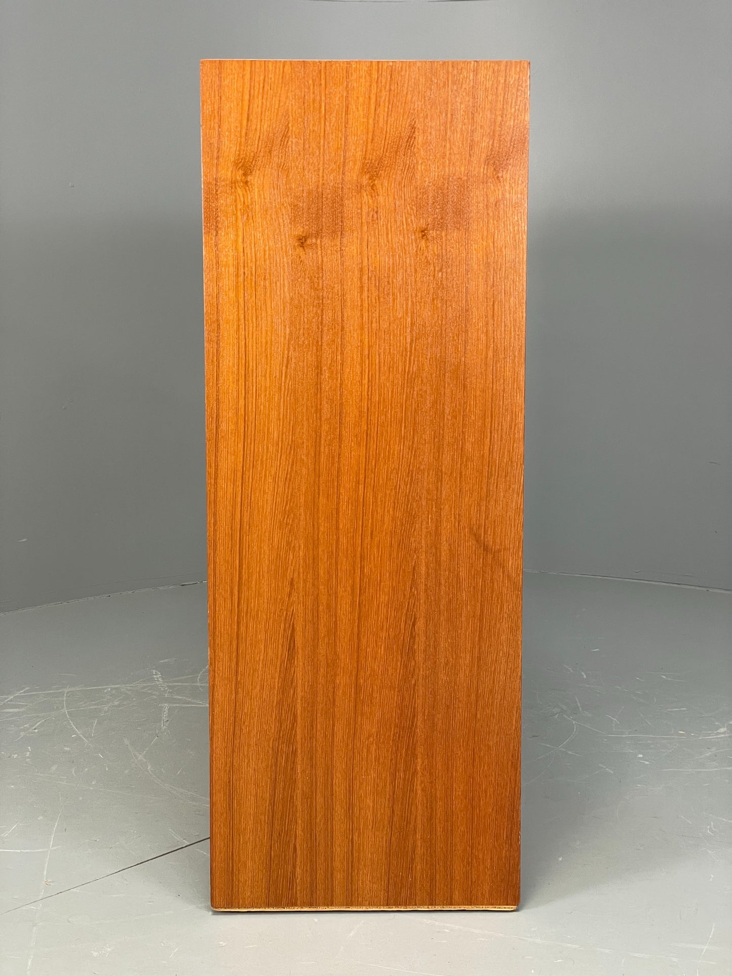 Vintage 1960s Glazed Bookcase Teak Mid Century Modern Shelving Cabinet EB12214