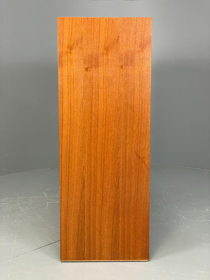 Vintage 1960s Glazed Bookcase Teak Mid Century Modern Shelving Cabinet EB12214