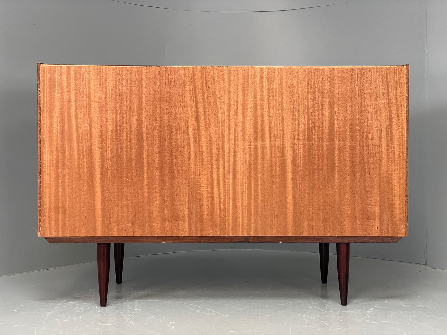 Vintage 1960s Compact Sideboard Cabinet Danish Mid Century Storage EB12341
