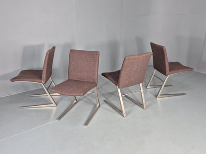 4 Vintage BoConcept Dining Chairs Mariposa Cast Alloy Frame EB12908 MDIN