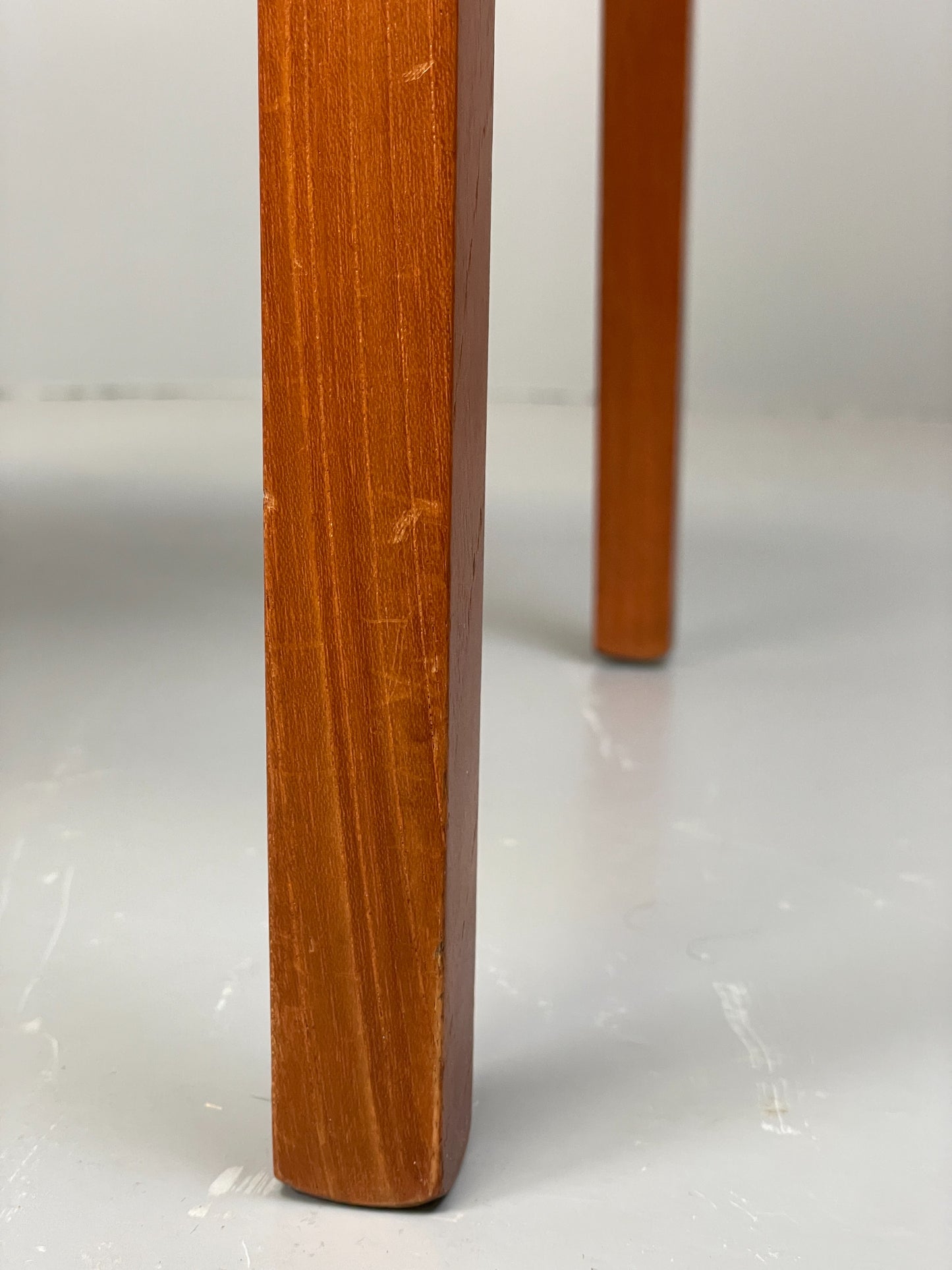 Vintage Side Table Teak 1960s Danish Mid Century Retro Magazine Shelf EB12810