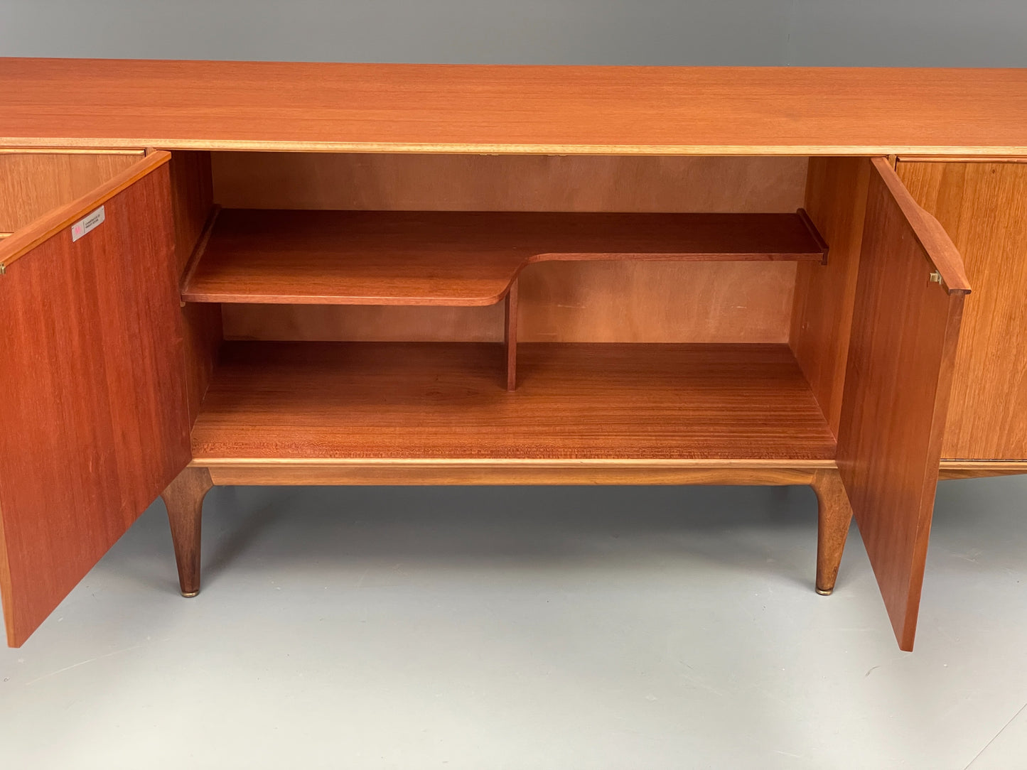 Vintage Teak Sideboard McIntosh 1960s Mid Century Drawers Shelves EB12876