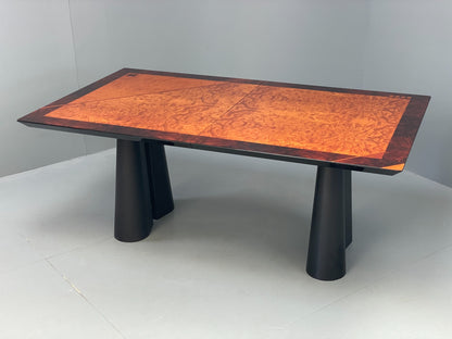 Vintage Italian Dining Table Post Modern 1970s Miniforms By Oscar Dell EB12494