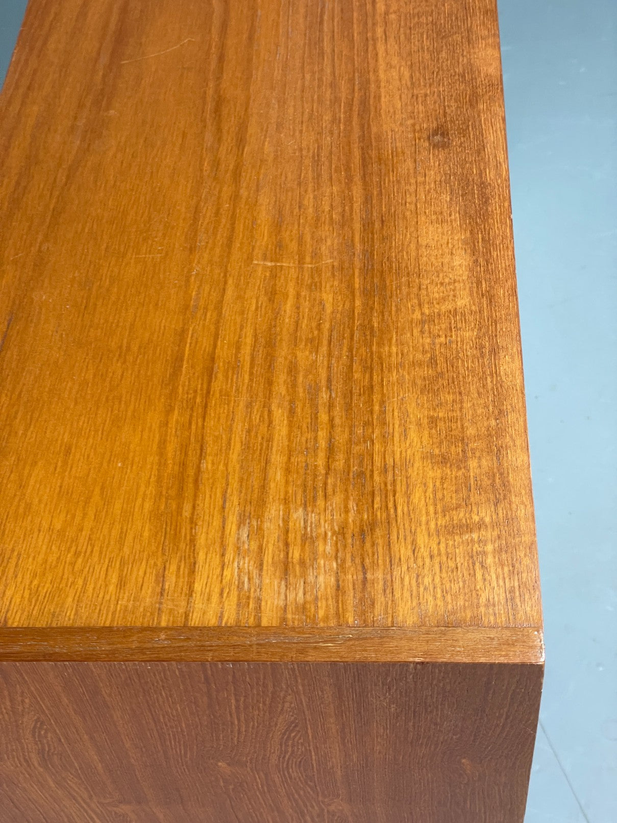Vintage 1960s Glazed Bookcase Teak Mid Century Modern Shelving Cabinet EB12214