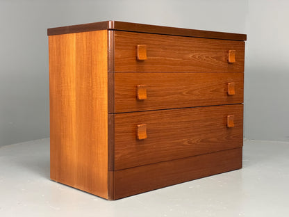 Vintage Teak Chest of Drawers By Stag 1970s Retro Midcentury Bedside EB12924