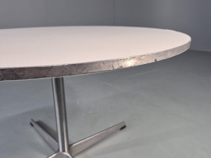 Vintage Fritz Hansen Circular Occasional Table Arne Jacobsen Design EB13001