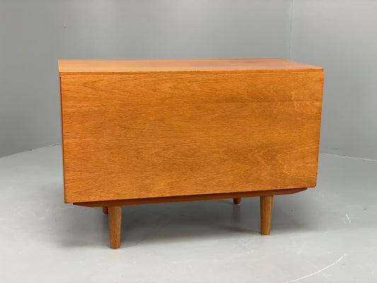 Vintage Teak Record Cabinet Tapley Retro 1980s Cupboard EB13150