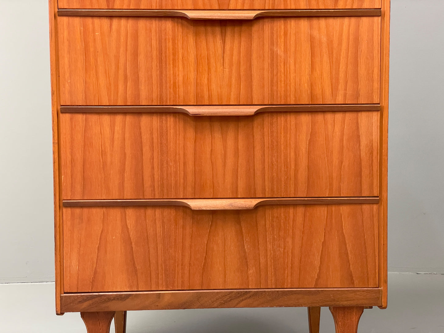 Vintage Chest Of Drawers By Austinsuite Teak Tallboy Mid Century 1960s EB12903