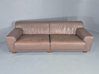 Vintage 3 seater sofa Leather Upholstery Modern Design EB12478