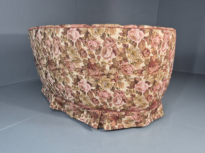 2 Seater Banana Sofa Vintage Danish Art Deco Floral Upholstery  EB10788 V2SS