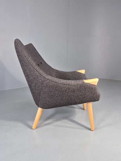 Vintage Mama Bear Matzform Lounge Chair Grey Beech Danish Modern Design EB12314